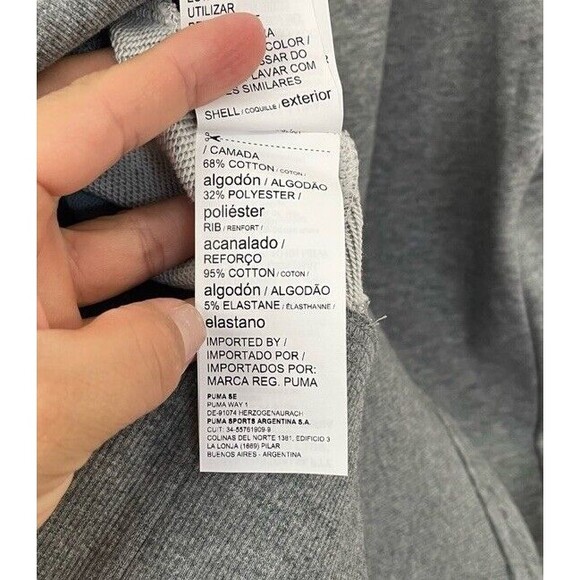 PUMA BMW Motorsport Street Oversized Hoodie Heathered Gray M1 Procar Large NEW - Picture 8 of 11